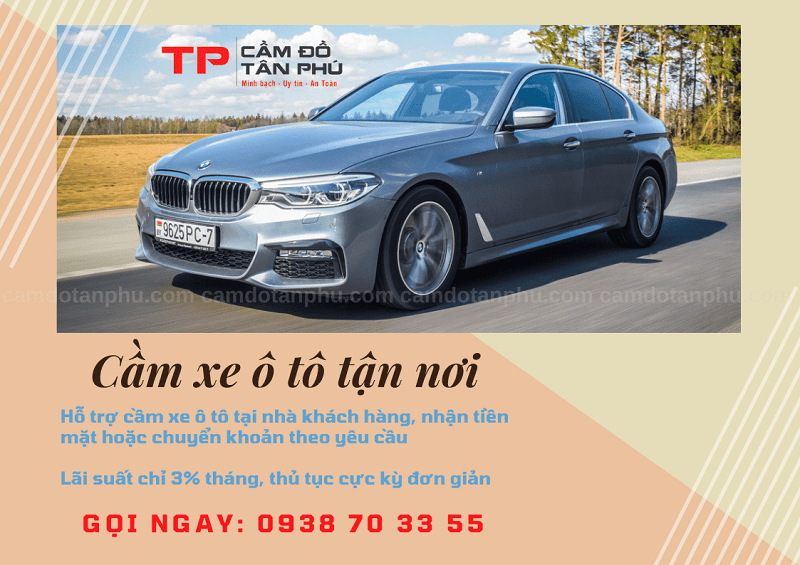 Cầm xe ô tô uy tín lãi suất thấp nhất thị trường